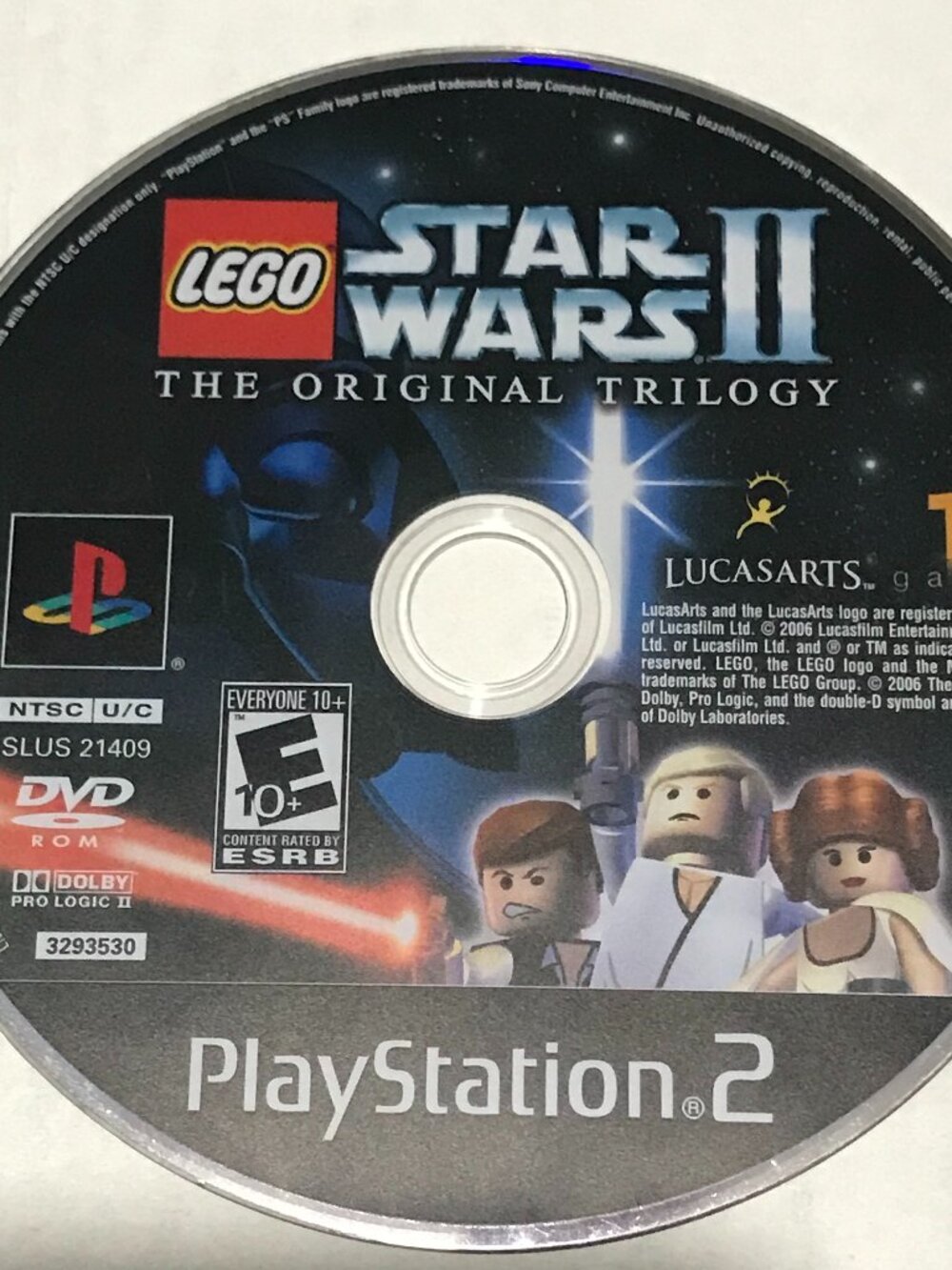 LEGO Star Wars 2 The Original Trilogy (Sony PlayStation 2, 2006) PS2 Tested